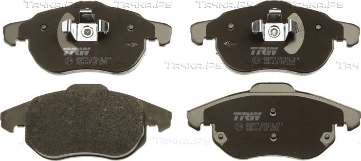 Тормозные колодки TRW COTEC передние для Opel Signum I 2003-2008. Артикул GDB1613