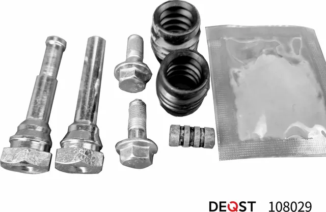 Комплект направляющих тормозного суппорта заднего направляющая (O 10mm, ATE) CHE (Deqst). Артикул 108029