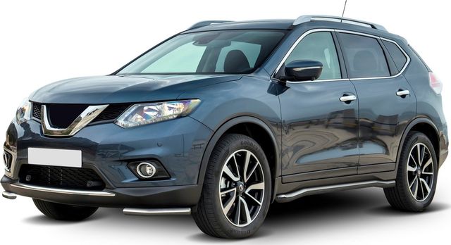 Защита Rival порогов d57 для Nissan X-Trail T32 2015-2018 2018-2026. Артикул R.4122.005