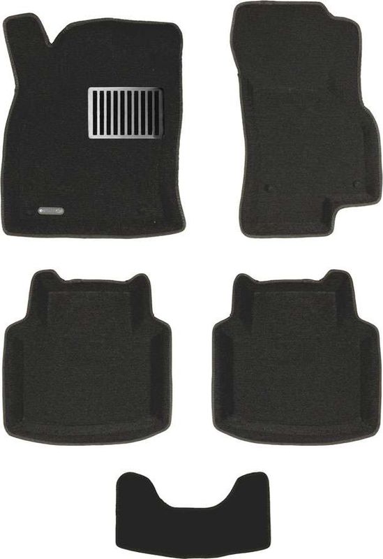 Коврики текстильные Euromat 3D Lux для салона Volkswagen Passat B8 2016-2026. Артикул EM3D-005401