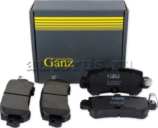 Колодки торм.зад. (Ganz). Артикул GIJ09107