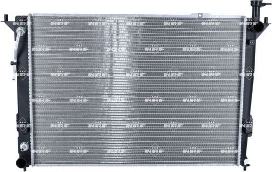 Радиатор охлаждения двигателя NRF (алюминий). Артикул 550097