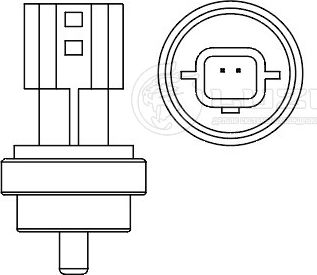 Датчик температуры охлаждающей жидкости Luzar. Артикул LS 0914