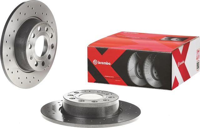 Тормозной диск Brembo XTRA задний для Audi TT III (8S) 2014-2026. Артикул 08.B413.1X