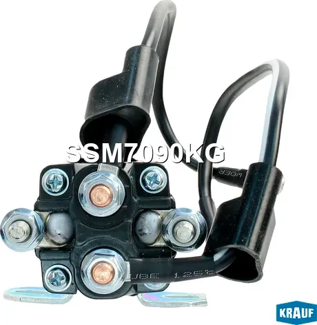 Втягивающее реле стартера маленькое (Krauf) Krauf. Артикул SSM7090KG