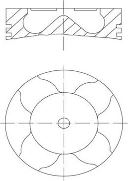 Поршень Mahle. Артикул 083 18 01