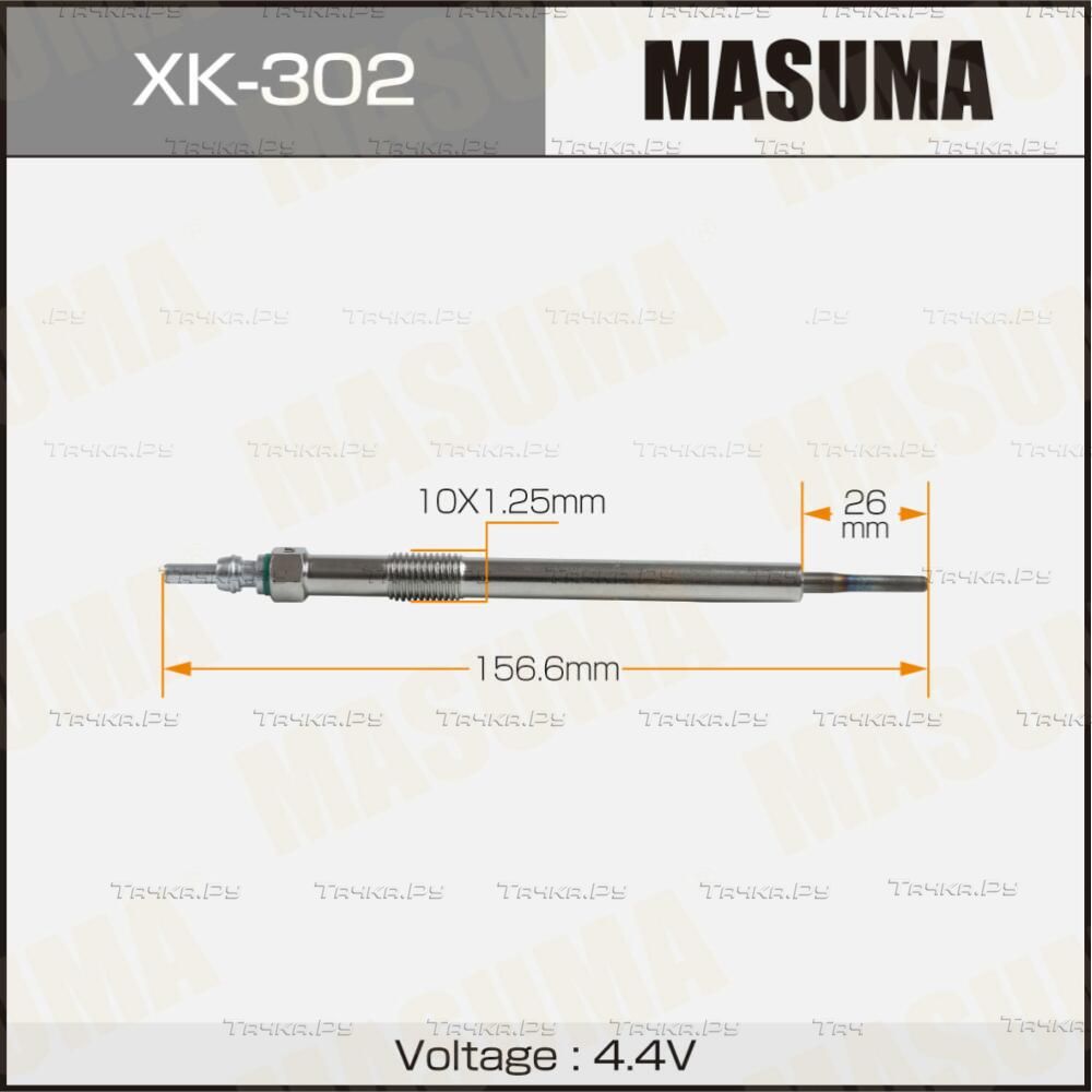 Свеча накаливания MASUMA A-610 /D20DTF (1/10/80). Артикул XK302