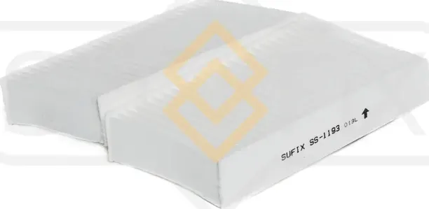 Фильтр салонный (комплект 2 шт.) (Sufix). Артикул SS1193