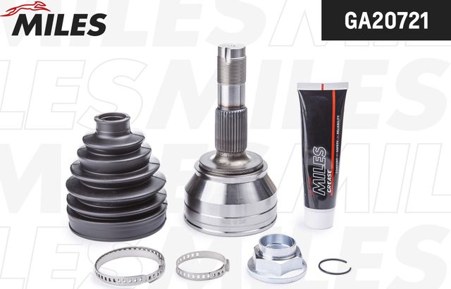 Шрус наружный (граната) Miles передний для Fiat Ducato III 2006-2026. Артикул GA20721