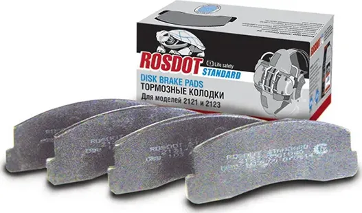 Торм.колодки диск.тормоза РОСДОТ СТАНДАРТ ВАЗ 2121 (Rosdot) Rosdot. Артикул 411009018