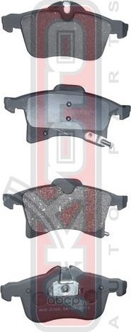 КОЛОДКИ ТОРМОЗНЫЕ ПЕРЕДНИЕ ДИСКОВЫЕ (Akyoto). Артикул AKD0355