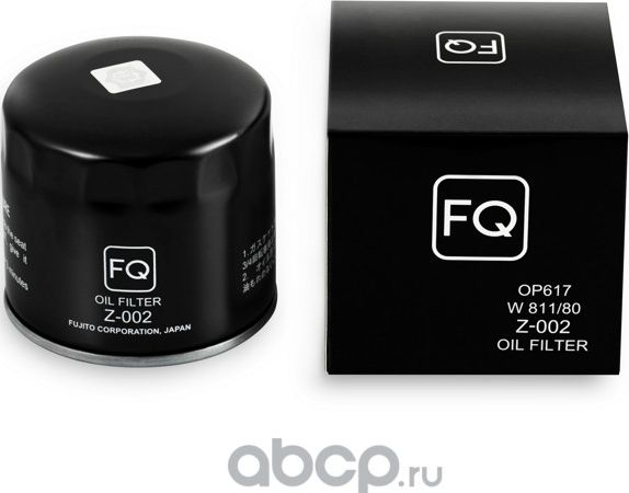 FQ Фильтр масляный (OP617, W 811/80), Z-002 FQ. Артикул Z002