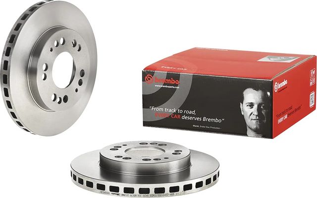 Тормозной диск Brembo PRIME LINE передний для Mitsubishi Eclipse I 1991-1995. Артикул 09.5640.30
