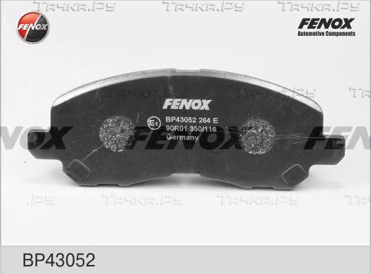 Тормозные колодки Fenox передние для Dodge Caliber I 2006-2013. Артикул BP43052