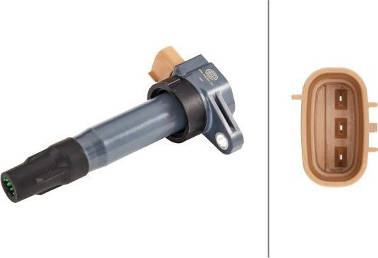 Катушка зажигания Hella для Suzuki Alto VII (HA25) 2009-2014. Артикул 5DA 358 057-701