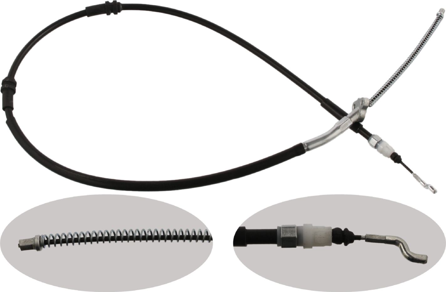 Трос ручника (тросик ручного тормоза) Febi Bilstein. Артикул 36712