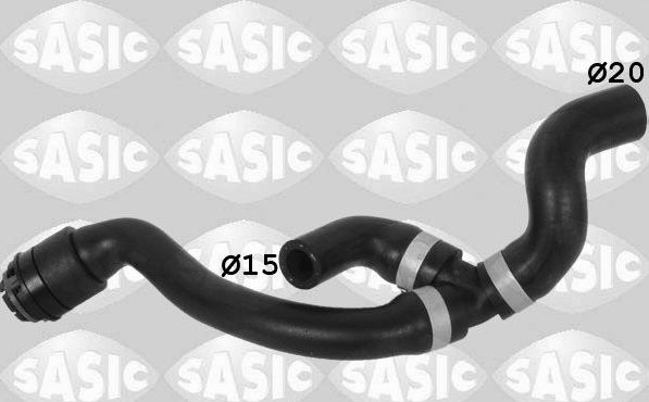Патрубок радиатора (системы охлаждения) Sasic. Артикул 3406307