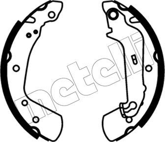 Тормозные колодки Metelli задние для Ford Fiesta VI 2008-2019. Артикул 53-0714