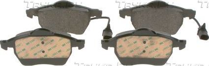 Тормозные колодки Bosch (Low-Metallic) передние для Audi A4 III (B7) 2002-2009. Артикул 0 986 495 241