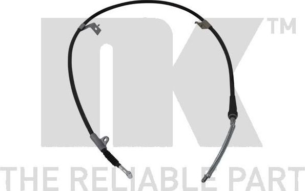 Трос ручника (тросик ручного тормоза) NK. Артикул 9022122