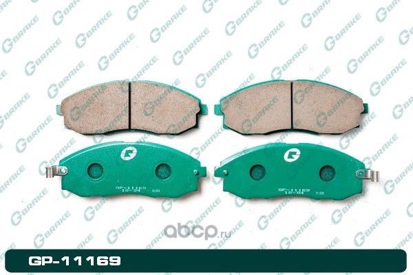 Колодки тормозные дисковые (G-Brake). Артикул GP11169