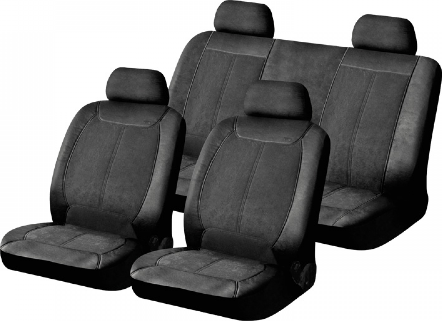 Чехлы универсальные Hadar Rosen Matador Alkantara Lada на сидения авто для ВАЗ Приора, 8-го, 10-го и 7-го семейств, цвет Черный. Артикул 10341