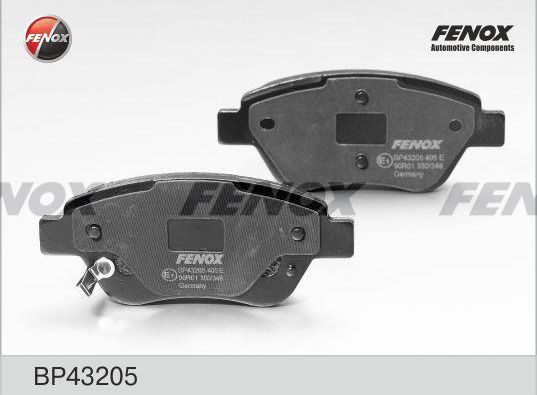 Тормозные колодки Fenox. Артикул BP43205