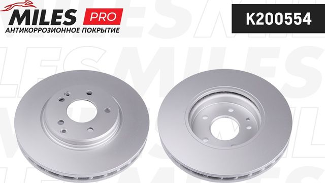 Тормозной диск Miles передний для Chrysler Crossfire 2003-2008. Артикул K200554