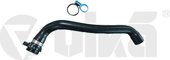 Патрубок радиатора (системы охлаждения) Vika (резина). Артикул 11238301