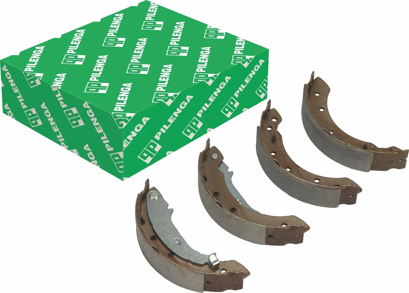 PILENGA Колодки тормозные барабанные задние со скобами ручника  (203мм)  RENAULT LOGAN. Артикул bs-p8534