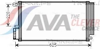 Радиатор кондиционера (конденсатор) AVA (алюминий). Артикул ALA5115D