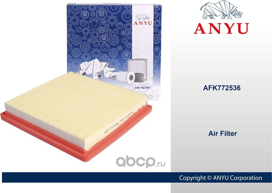 Фильтр воздушный (Anyu). Артикул AFK772536