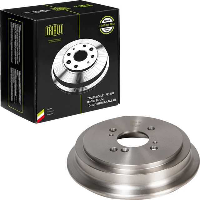 Тормозной барабан Trialli задний для Suzuki Liana I 2001-2008. Артикул TF 211307