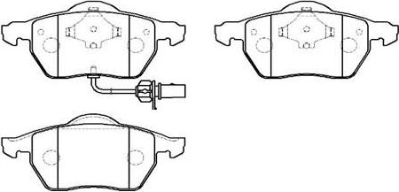 Тормозные колодки HSB. Артикул HP9482
