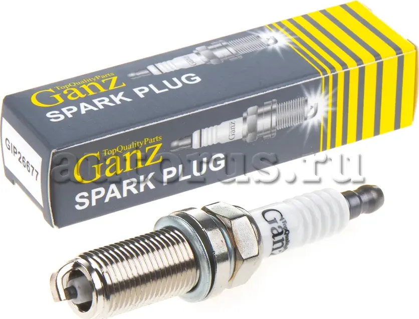 Свеча зажигания (6677) CIT Xsa 1.6 PEU 206/307 01 (Ganz). Артикул GIP26677