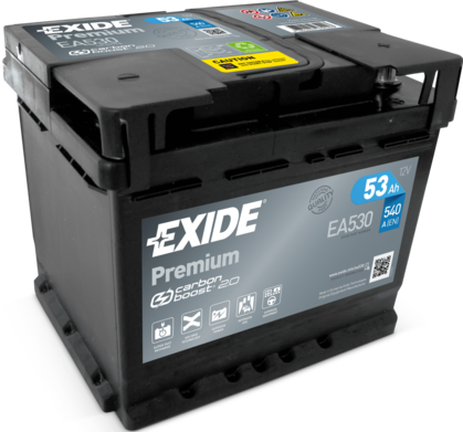 Аккумулятор Exide Premium *** для Fiat Tipo 160 1987-1995. Артикул EA530