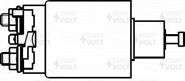 Втягивающее реле стартера StartVOLT для Kia Sportage II 2004-2010. Артикул VSR 0814