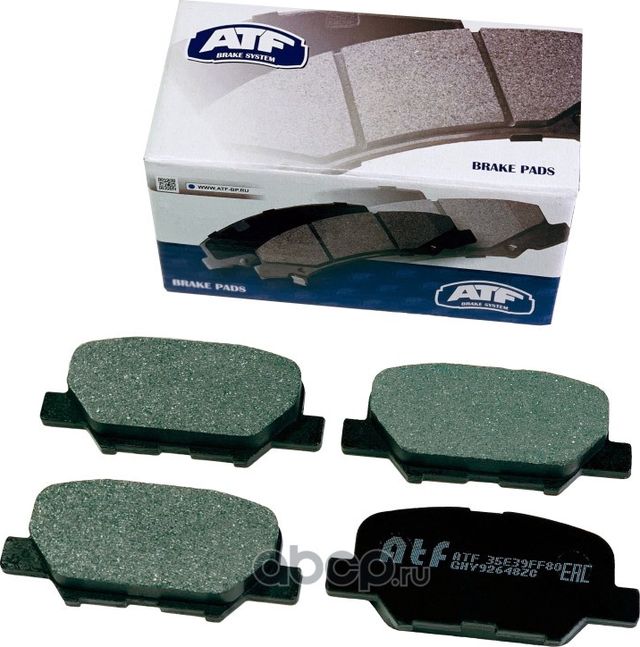 Колодки тормозные задние 6 12 4 4008 12 (ATF) ATF. Артикул 35E39FF80