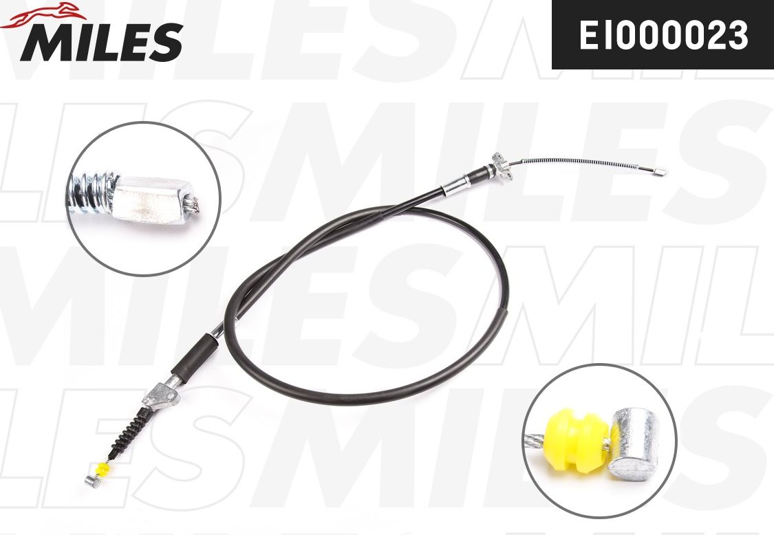Трос ручника (тросик ручного тормоза) Miles. Артикул EI000023