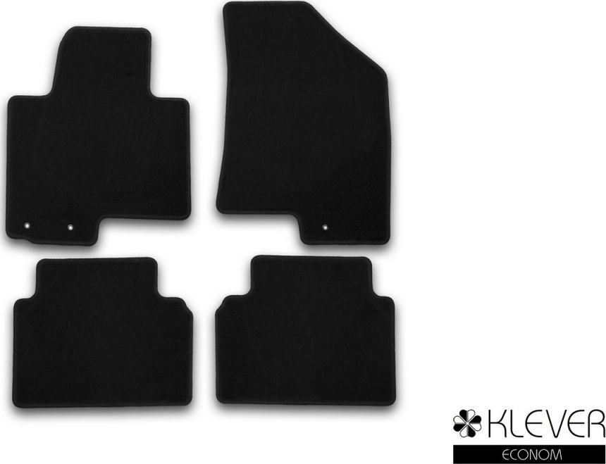 Коврики Klever Econom для салона Kia Sportage III внедорожник 2010-2015. Артикул KVR01253301200k