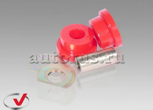 Комплект (2шт) Сайлентблоков полиуретановых (усиленные) переднего поперечного ры (Vtulka). Артикул 2106033