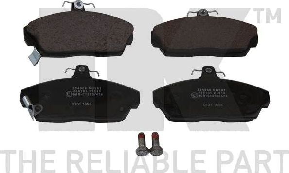 Тормозные колодки NK. Артикул 224009