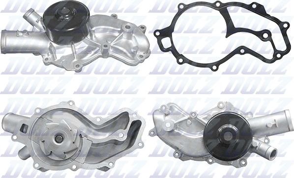 Помпа (водяной насос) Dolz для Mercedes-Benz S-Класс IV (W220) 2000-2005. Артикул M245