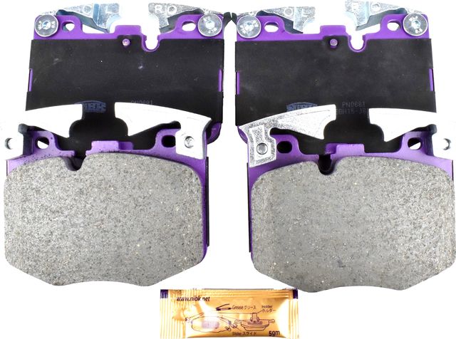 Тормозные колодки NiBK передние для BMW 3 VII (G2x) 2018-2026. Артикул PN0681