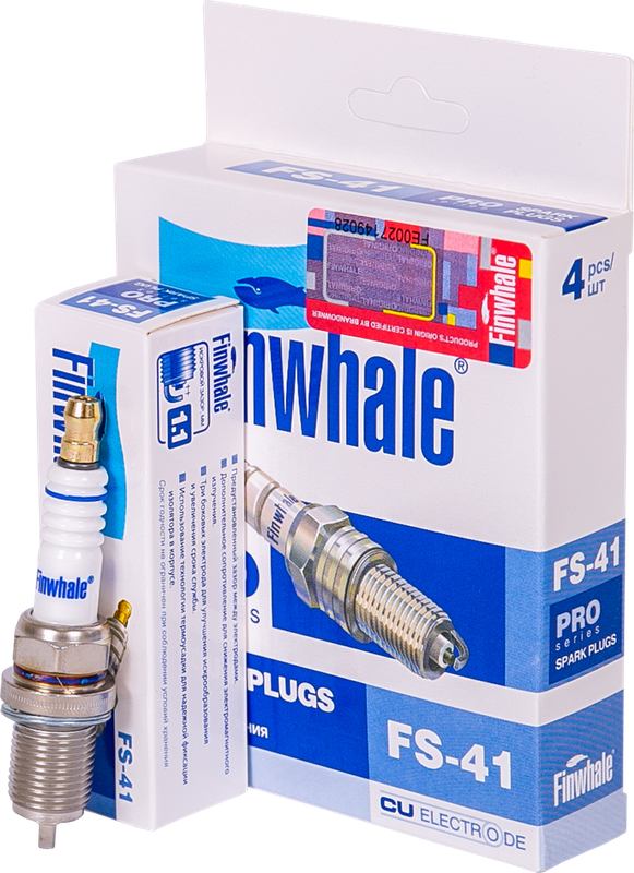 Свеча зажигания Finwhale для Hyundai Terracan I 2001-2006. Артикул FS41