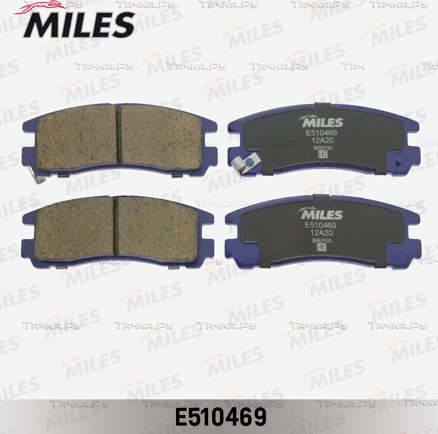 Тормозные колодки Miles (Керамика) для Mitsubishi Eclipse I 1991-1995. Артикул E510469