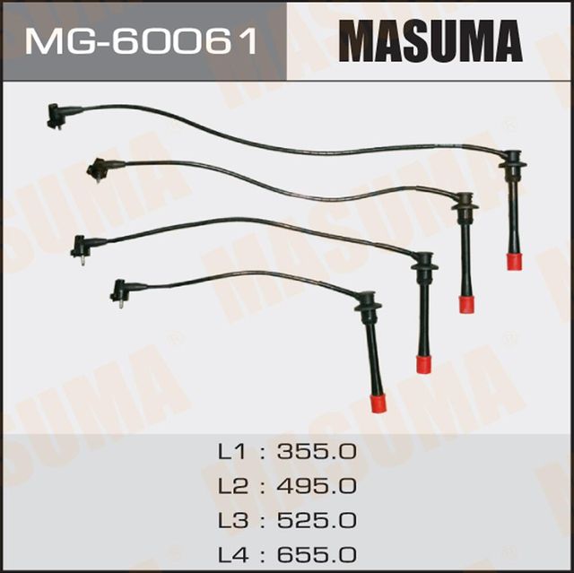 Высоковольтные провода (провода зажигания) (комплект) Masuma. Артикул MG-60061
