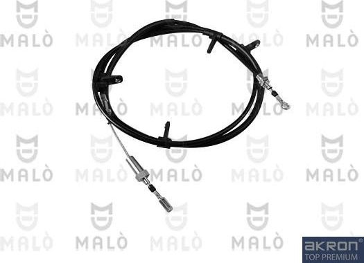 Трос ручника (тросик ручного тормоза) Malo. Артикул 26813