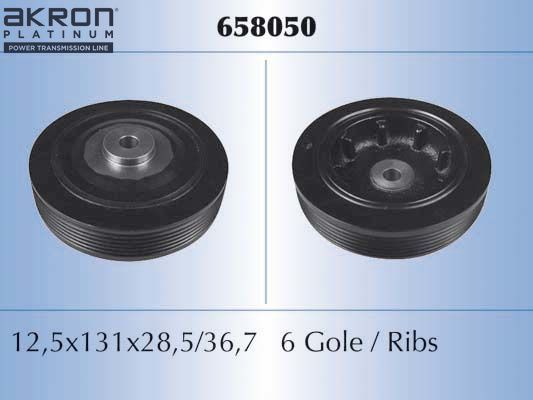 Шкив коленвала Malo. Артикул 658050