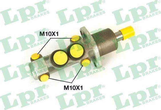 Тормозной цилиндр главный LPR (алюминий) для Audi Cabriolet 1991-2000. Артикул 1875